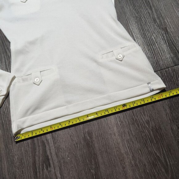 Vintage Y2K Oakley white long-sleeved top with pockets ✦ Extra-Small ✦ - Picture 12 of 16